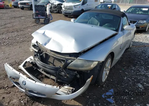 2006 BMW Z4 3.0I из США, поврежденный, VIN 4USBU33586LW68393